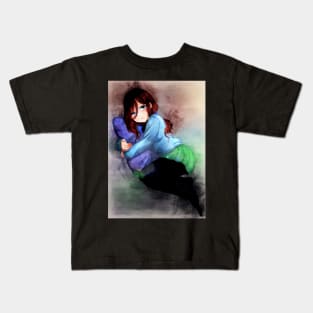 Nakano Miku Anime Watercolor Kids T-Shirt